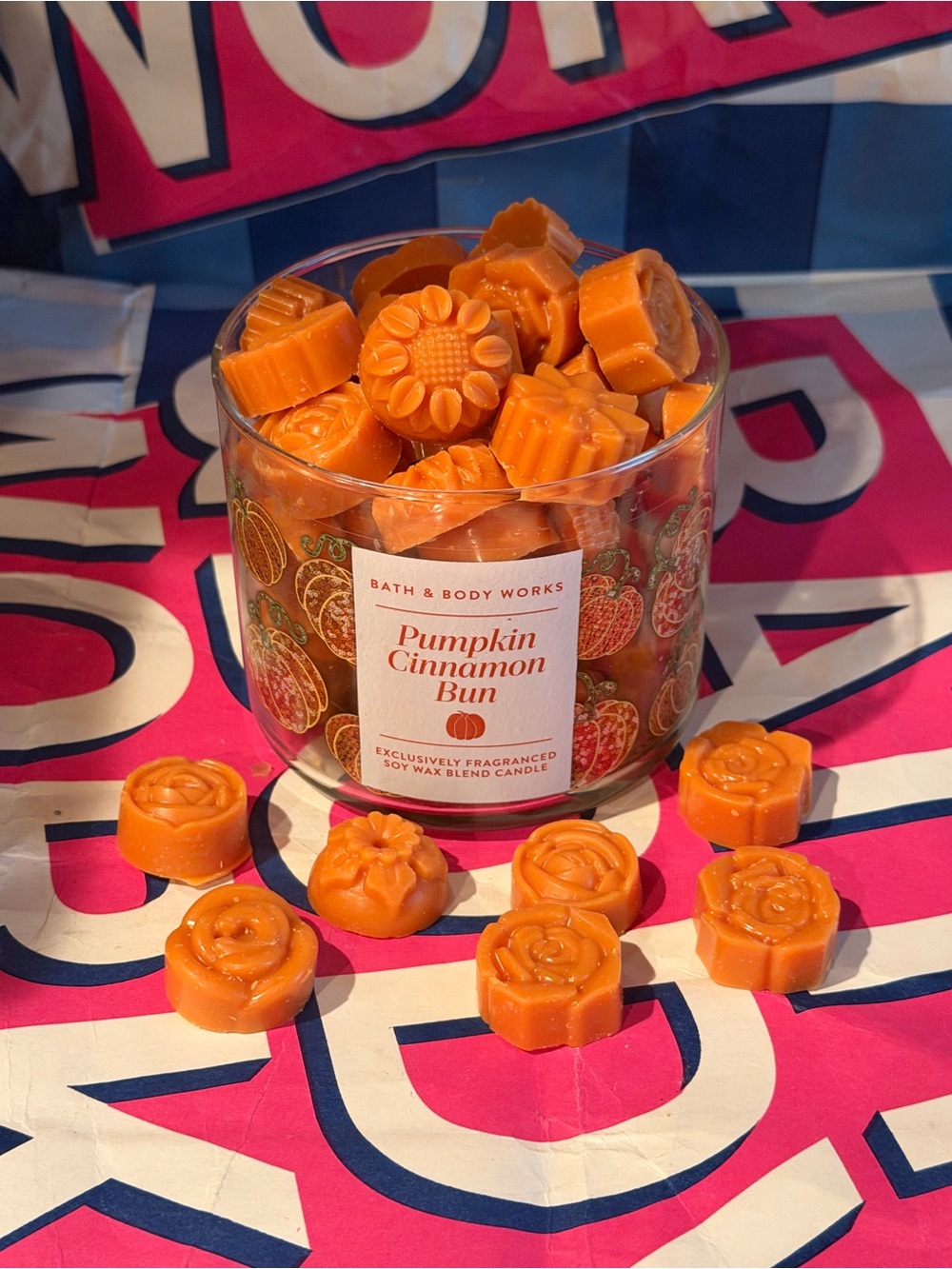 Bath & Body Works candle Pumpkin Cinnamon Bun Wax Melts